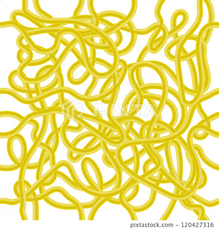 Vector japanese ramen soup. Asian food. Noodle Texture. Oriental cuisine. Pasta background. Spaghetti abstract geometric pattern. Vector japanese ramen soup. Asian food. Noodle Texture. Oriental cuisine. Pasta background. Spaghetti abstract geometric pattern. 120427316