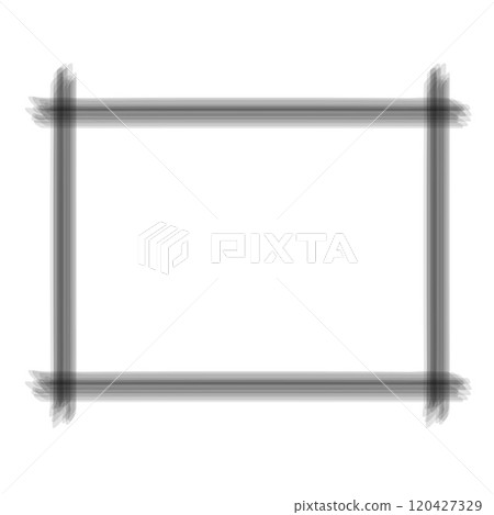 Abstract monochrome frame design with overlapping brushstroke effects, creating a modern minimalist geometric border. Ideal for creative projects, templates, decorative layouts. Vector illustration Abstract monochrome frame design with overlapping brushstroke effects, creating a modern minimalist geometric border. Ideal for creative projects, templates, decorative layouts. Vector illustration 120427329