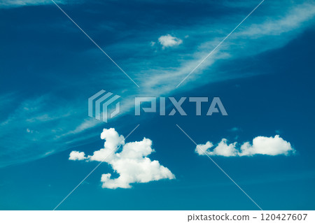 Beautiful outdoor shot blue sky and clouds Beautiful outdoor shot blue sky and clouds 120427607