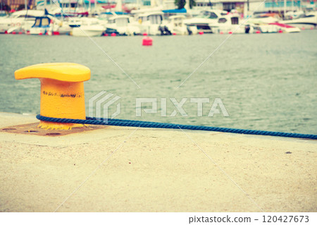 Harbor marina bolt with rope Harbor marina bolt with rope 120427673