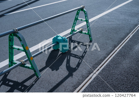Road and single-tube barricade 120427764