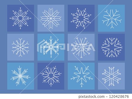 simple snowflake simple snowflake 120428676