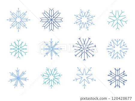 simple snowflake simple snowflake 120428677