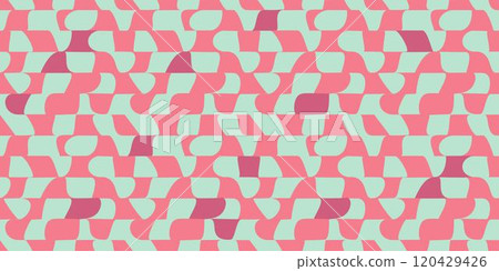 Psychedelic checkerboard poster 120429426