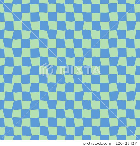 Psychedelic checkerboard poster 120429427