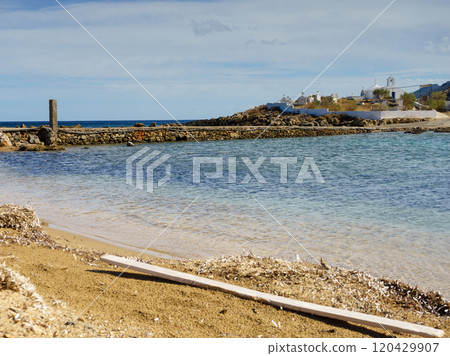 Greek coastline, Agios Fokas village 120429907