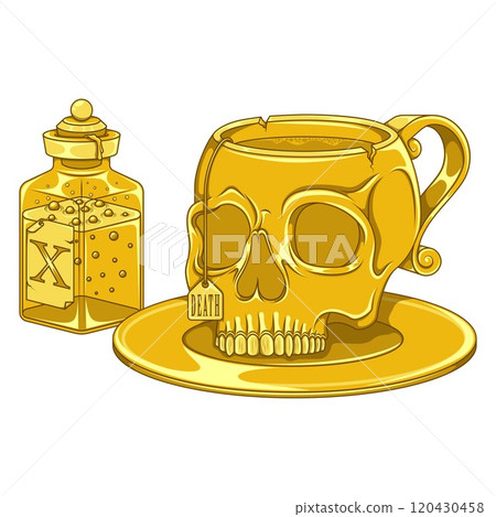 Demonic Drink Mug Skull Shaped Magic Potion Cup Demonic Drink Mug Skull Shaped Magic Potion Cup 120430458