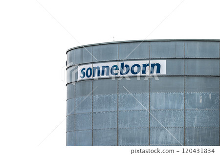 Sonneborn petroleum refinery company silo in Amsterdam, The Netherlands 120431834