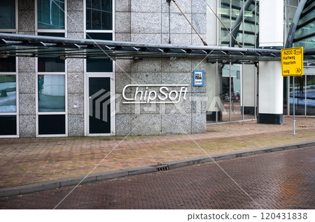 Headquarters of Chip Soft, developping software for medical care sector in Amsterdam, The Netherlands 120431838