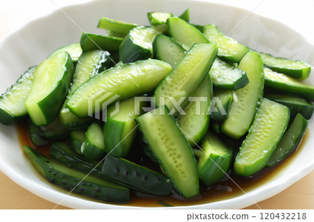 Cucumber salad image (AI generated image) 120432218