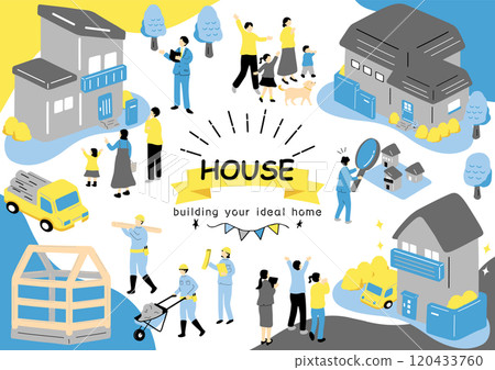 我家插畫素材集 120433760