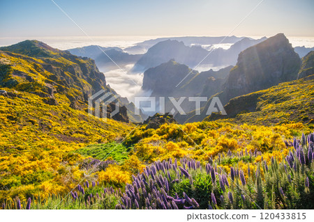 View from Pico do Arieiro, Portugal 120433815