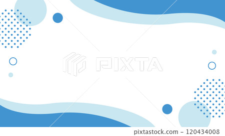 Geometric frame blue light blue wave thumbnail polka dot Geometric frame blue light blue wave thumbnail polka dot 120434008