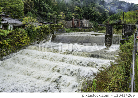 Tsumago-juku, Ran River Water Intake Dam, Minami Kiso Town, Nagano Prefecture 120434269