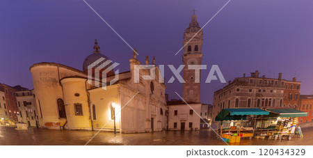 Santa Maria Formosa Church at Blue Hour, Venice, Italy 120434329