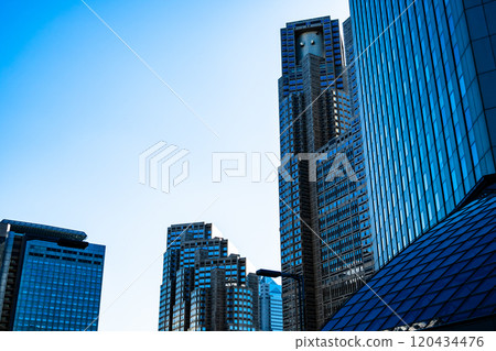 新宿副中心 國會大廈大街高層建築 2024.11 C-2 高色對比 120434476