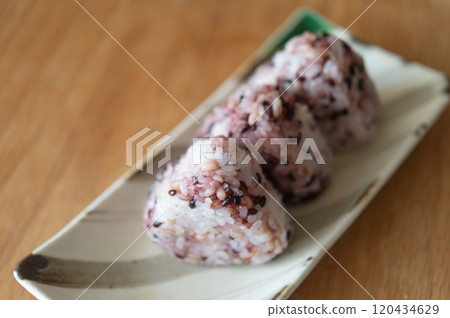 Black rice ball Black rice ball 120434629