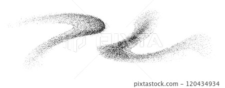 Charcoal splashes, black dotwork grain texture, abstract stipple sand effect Charcoal splashes, black dotwork grain texture, abstract stipple sand effect 120434934
