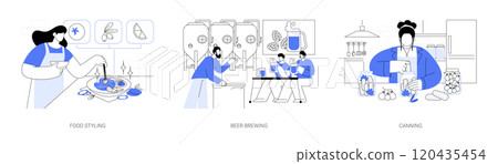 Food and drink hobbies isolated cartoon vector illustrations se Food and drink hobbies isolated cartoon vector illustrations se 120435454
