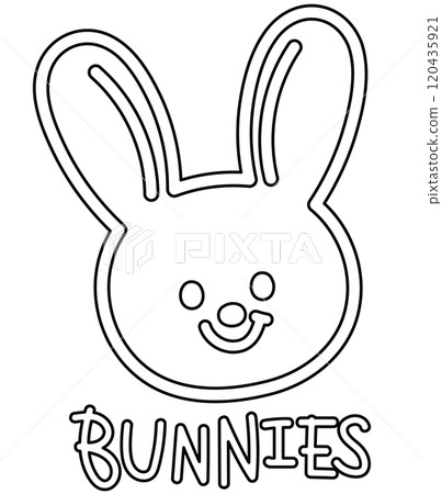 Bunny outline for animal, cartoon character, comic, mascot, cute patch, shirt print, plush toy, rabbit doll, zoo, souvenir shop, brooch, sticker, happy easter, kid colouring book, art, painting, icon Bunny outline for animal, cartoon character, comic, mascot, cute patch, shirt print, plush toy, rabbit doll, zoo, souvenir shop, brooch, sticker, happy easter, kid colouring book, art, painting, icon 120435921
