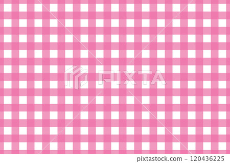 Gingham Check - Feminine Pink 1 120436225