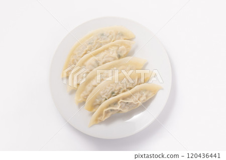 [韓國餃子] 餃子加雜菜，煮前 120436441