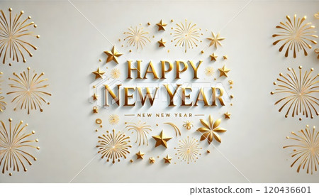 New Year Greeting Cards 120436601