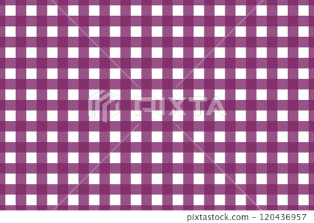 Gingham Check - Elegant Purple 1 120436957
