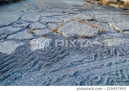 Crack of concrete Crack of concrete 120437403