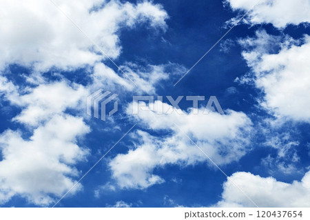 Beautiful White Cloud and Blue Sky Background. Beautiful White Cloud and Blue Sky Background. 120437654