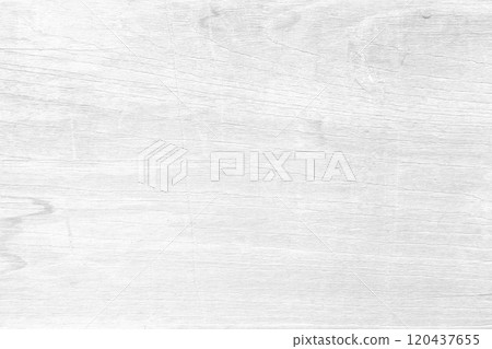 White Wood Board Texture Background. 120437655