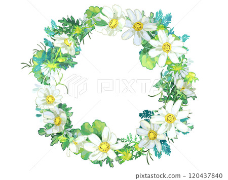 白色宇宙花環 白色宇宙花環 120437840