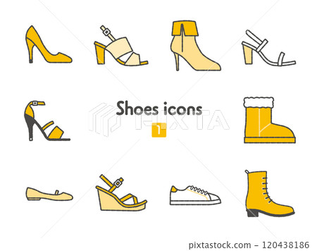 Icon Collection - Shoes 1 Icon Collection - Shoes 1 120438186