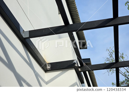 Awning Structure of New House. 120438334