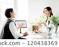 Business image, women, meeting, 2 people 120438369