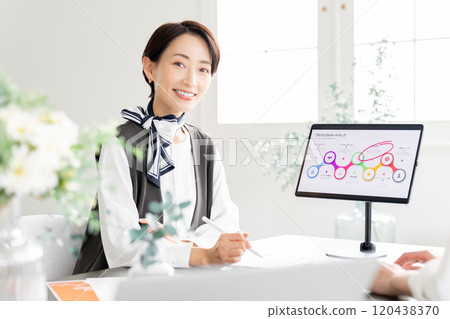 Business image, meeting, smile 120438370