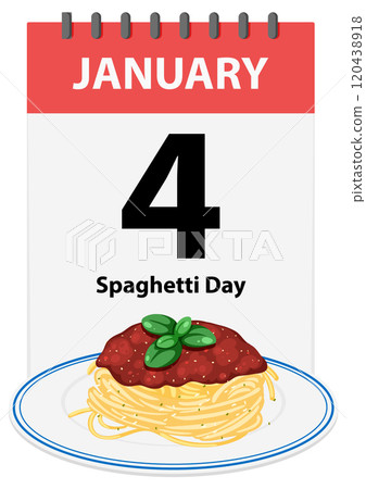 January 4th: Celebrate Spaghetti Day January 4th: Celebrate Spaghetti Day 120438918