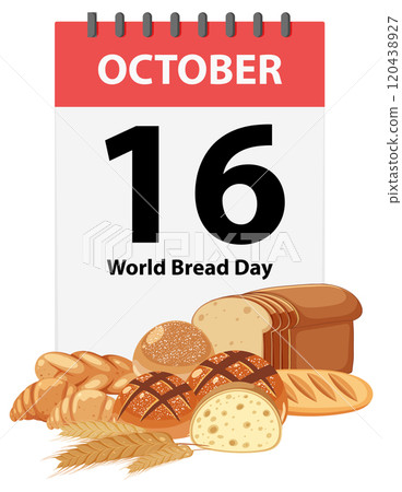 Celebrating World Bread Day in October 120438927