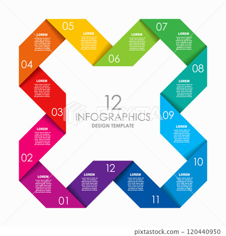Infographic design template with place for your data. Vector illustration. Infographic design template with place for your data. Vector illustration. 120440950