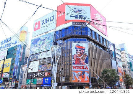 北海道札幌薄野風景 北海道札幌薄野風景 120441591