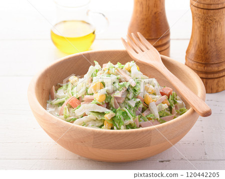 Chinese cabbage coleslaw salad (Chinese cabbage salad) 120442205