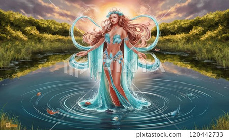 Undine illustration Undine illustration 120442733