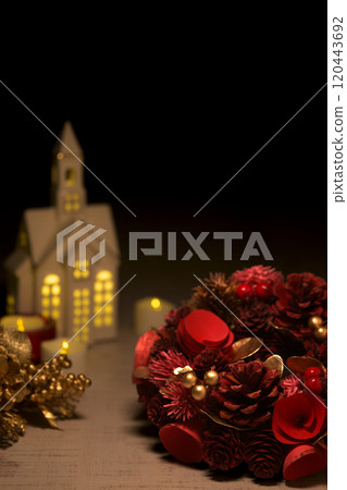 Christmas image (wreath) 120443692