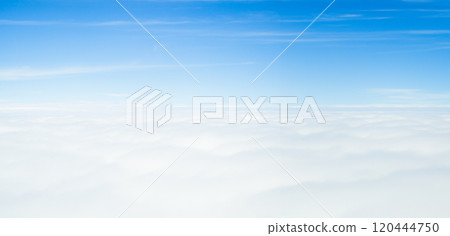 Sky Cloud Background Window Plane View Air White blue Cloudy High Clear Sunny Landscape Space Beautiful Cumulus Light sun Day Fluffy Scene Landscape Wind Bright Nature Spring Freedom Pattern Summer. Sky Cloud Background Window Plane View Air White blue Cloudy High Clear Sunny Landscape Space Beautiful Cumulus Light sun Day Fluffy Scene Landscape Wind Bright Nature Spring Freedom Pattern Summer. 120444750