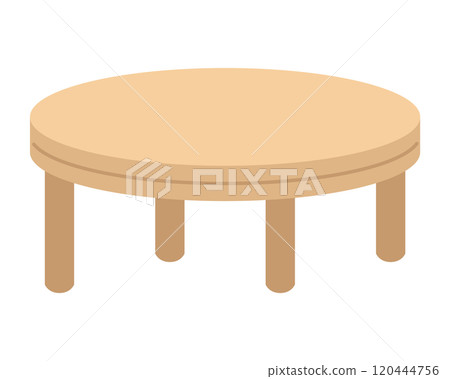 Illustration of a low table 120444756