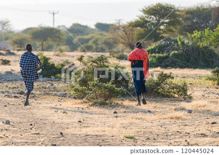 坦尚尼亞的馬賽村 120445024