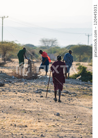 Masai village in Tanzania Masai village in Tanzania 120445031