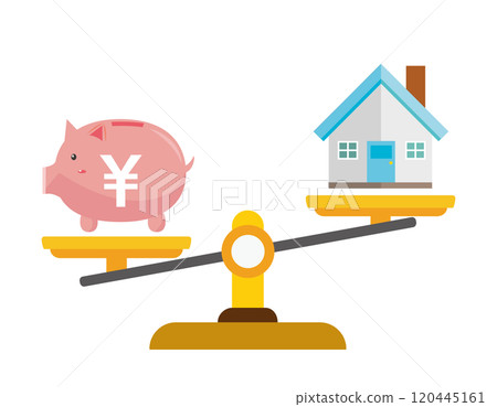 簡單的平衡圖金錢例證 簡單的平衡圖金錢例證 120445161