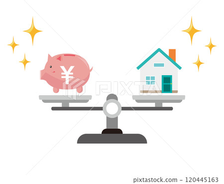 簡單的平衡圖金錢例證 簡單的平衡圖金錢例證 120445163