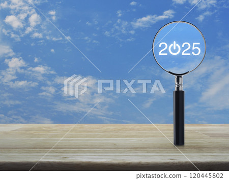 Business happy new year 2025 success concept Business happy new year 2025 success concept 120445802